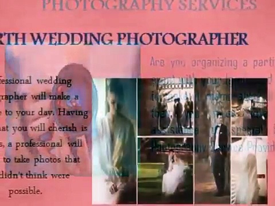 Choose an Experienced Wedding Photographer in Perth