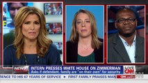 Intern presses White House on Zimmerman