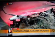 Chile: Arturo Vidal sufrió accidente automovilístico y fue llevado a un hospital