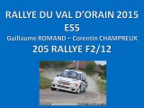 ES5 Rallye Vd'O 2015 équipage ROMAND - CHAMPREUX