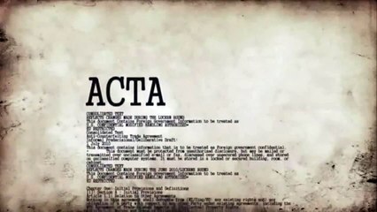 Was ist ACTA  -  Anonymous erklärt