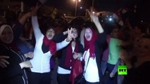 أجواء احتفالية في ميدان التحرير بعد عزل مرسي