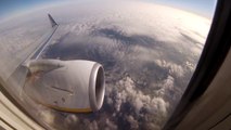 Vol Ryanair, Bruxelles - Nîmes, mer de nuages