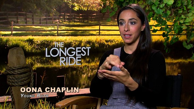 The Longest Ride - Exclusive Interview With Scott Eastwood, Britt Robertson, Oona Chaplin & Nicholas Sparks