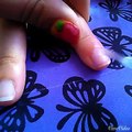 Nail art:apple nail