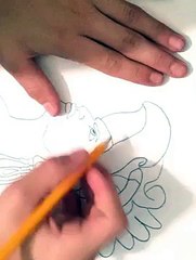 How to draw a Aztec person