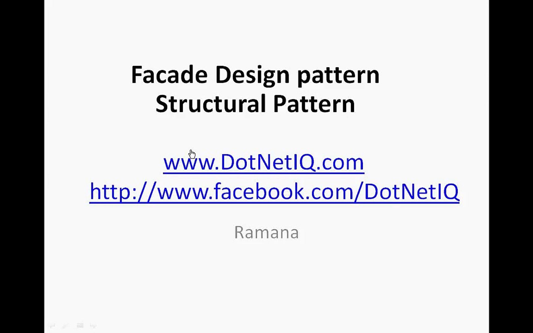 Facade design pattern in .net,C#