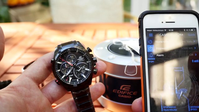 Casio Edifice EQB-500DC Smartwatch Review [4K] - video Dailymotion