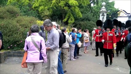 Photographer gets moved off the way by Queen’s Guards