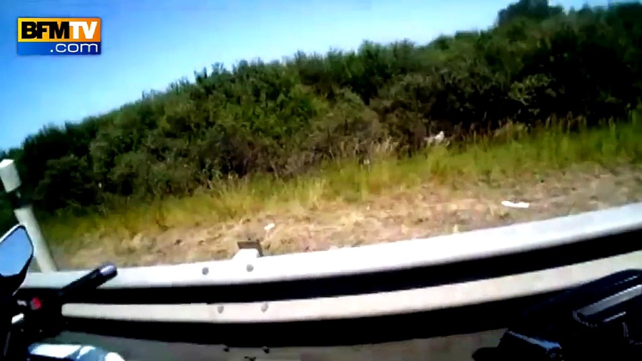 Migrants à Calais: les CRS filment la difficulté de leur travail