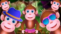 Kids Songs ♪ Five Little Monkeys Jumping On The Bed - Part 3 - The Smart Monkeys 2015 ( ChuChu TV )