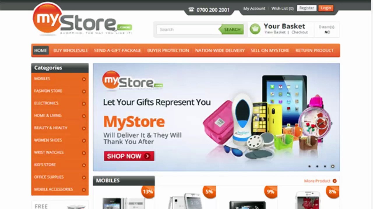 Open free online e-commerce web store and start making money today! STORES by mbin