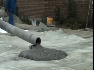 Les premiers litres de betons