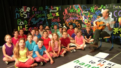 Camion des mots à école de Quincey le 8 juin 2015