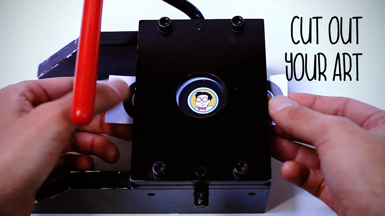 How to Make Flat Back Buttons with a Button Maker Machine Press