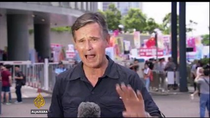 Crowds gather in run-up to Hong Kong electoral reform plan