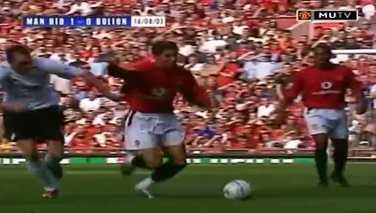 Cristiano Ronaldo 1st match with Man United Vs Bolton Wanderers (03/04)