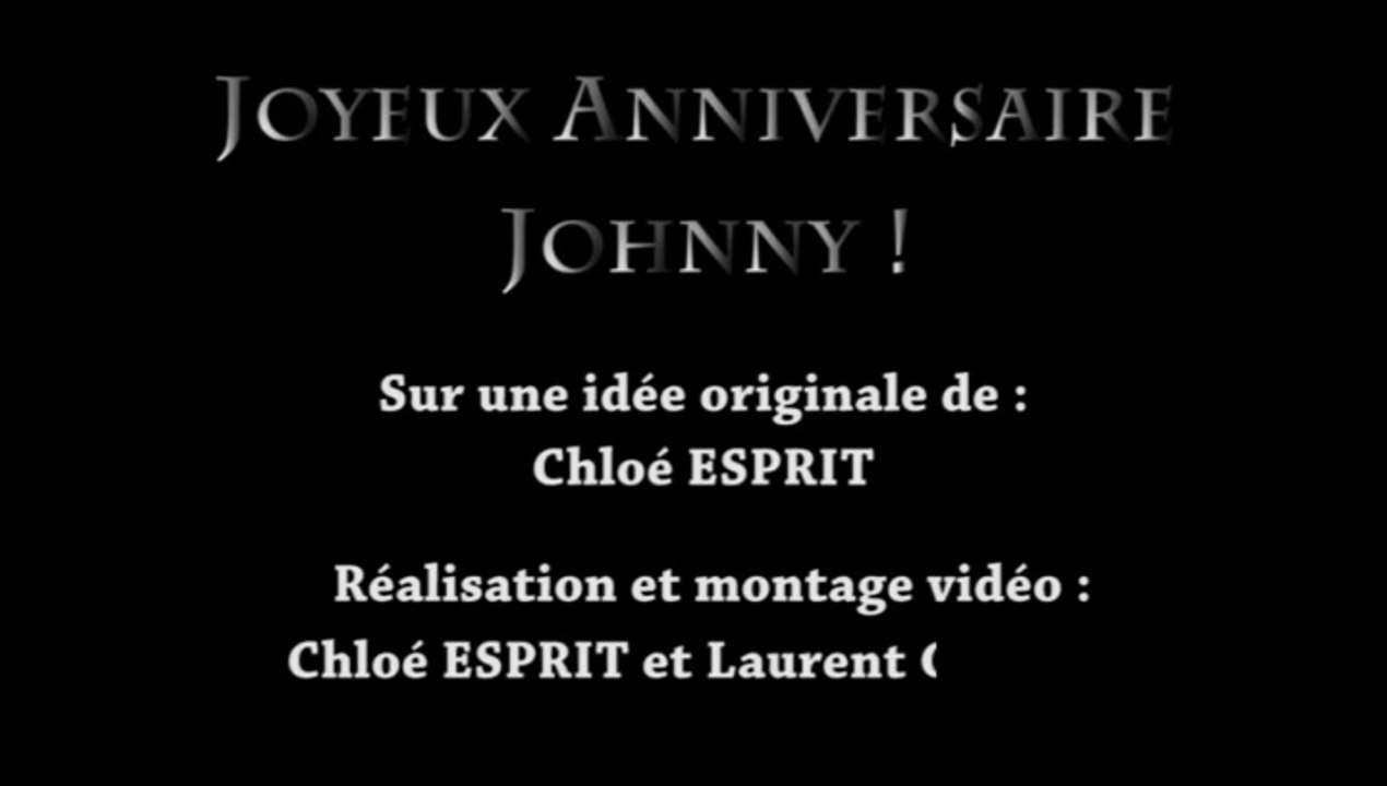 Joyeux Anniversaire Johnny !