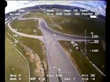 Trex 500 Helicopter FPV with Telemetry at winton drift practice