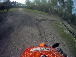 KTM 300 EXC-E terrain de cross de cravant les coteaux GO PRO HD