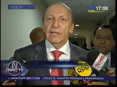 Peláez Bardales: No se benefició a Orellana en mi gestión