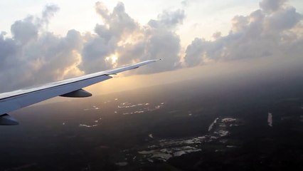 Landing at Colombo Bandaranaike International Airport (CMB) on Emirates 777-200LR