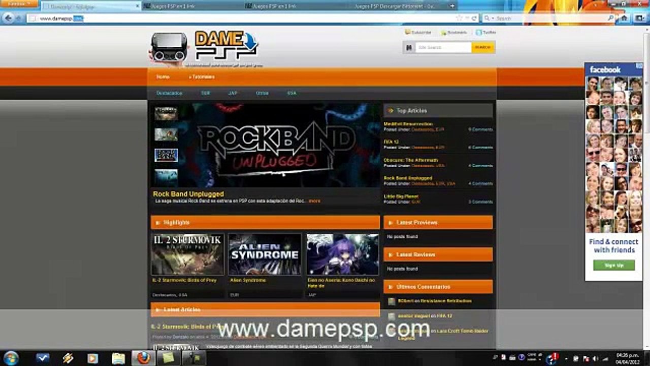 paginas para descargar juegos de psp loquendo 2012 - abril new!!!