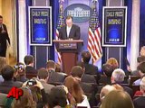 Obama's Press Secretary Holds First Briefing