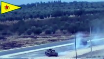 ISIS Tank Convoy Hit By YPG Fighters