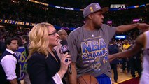 Postgame_ Andre Iguodala _ Warriors vs Cavaliers _ Game 6 _ June 16, 2015 _ 2015 NBA Finals