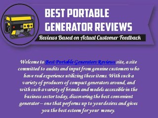 portable generators