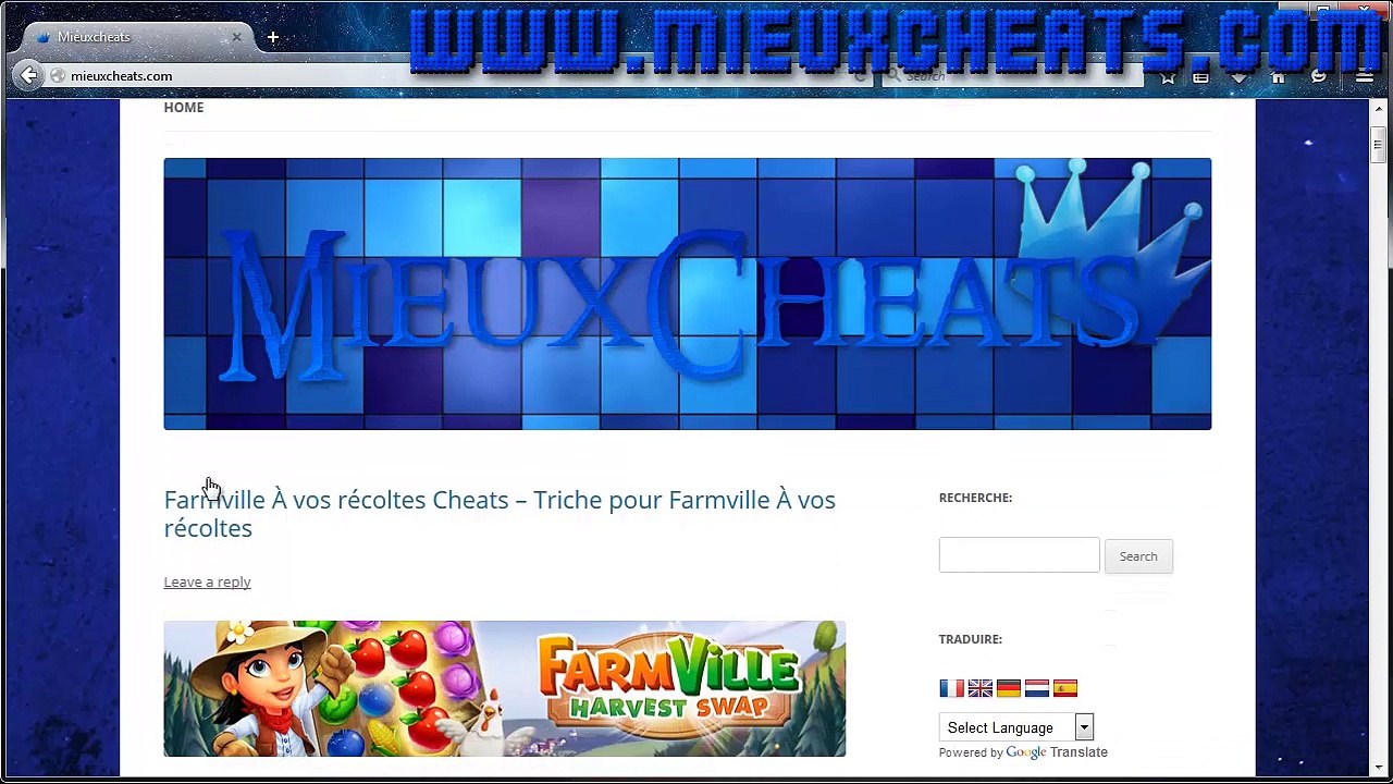 FarmVille À vos récoltes Cheats Triche pour FarmVille À vos récoltes