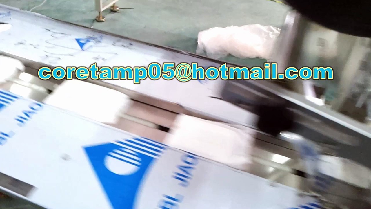 Horizontal flow pack machine to pack baby diaper