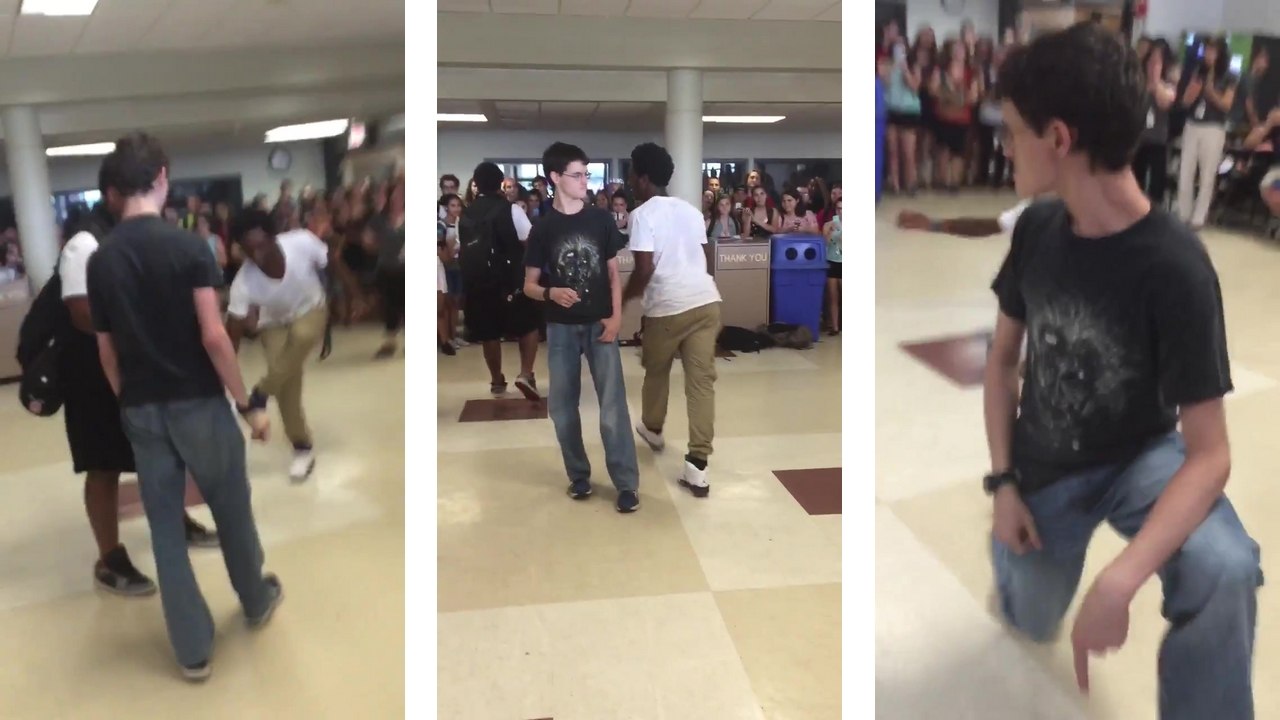 Un geek surprend tout le monde pendant une battle de danse