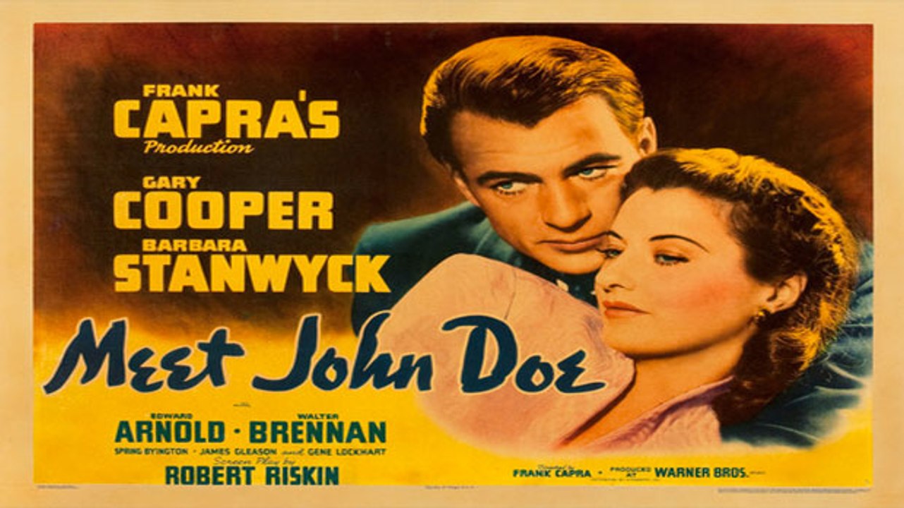 "Meet John Doe" (1941) by Frank Capra
