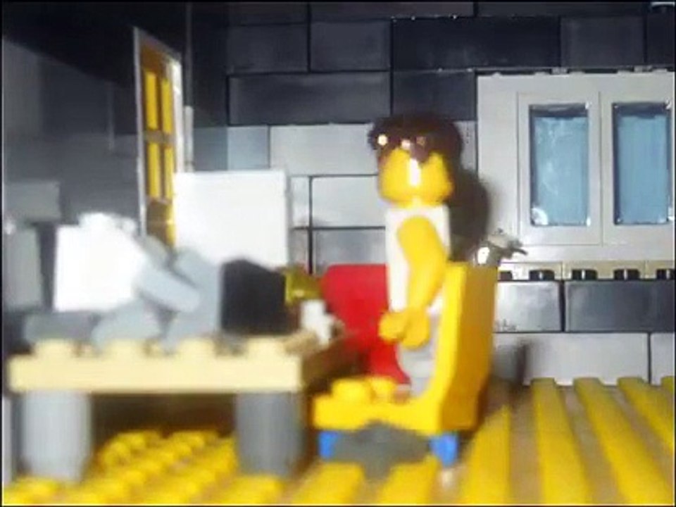 Angry German Kid in Lego