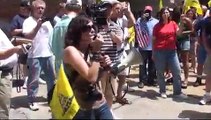 Dana Loesch addresses protesters at SEIU in St. Louis, MO - 8/8/09