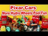 Disney Pixar Cars and Dusty from Planes with the Hydro Wheels Cars Lightning McQueen, Mater Red, and