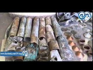 مخزن المتفجرات الذي تم العثور عليه الجمعه الماضيه ببني سويف