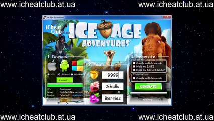 Ice Age Générateur Ressources 2015 | Acronis, coquillages, outil baies Hack! français