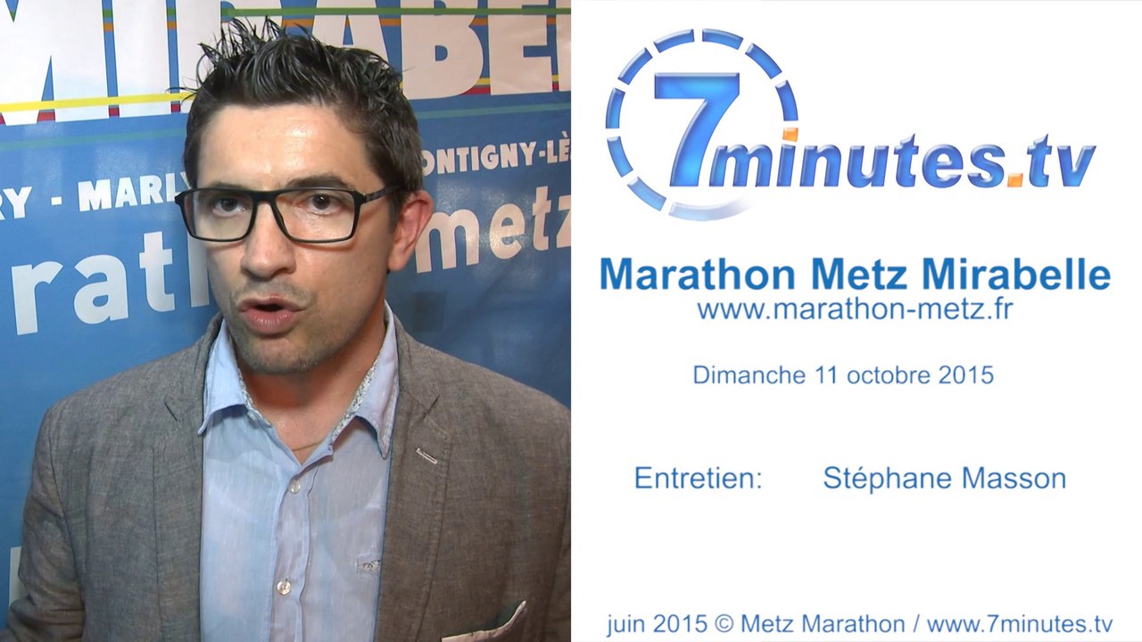 Marathon Metz Mirabelle 2015 Interview Olivier Tritz Conseil Régional de Lorraine