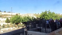 The Western Wall of the Temple Mount including the Golden Gate, Jerusalem (taken from Gethsemane)