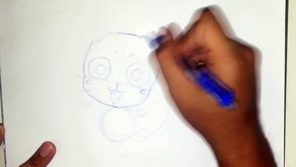 How To Draw Cartoons #4 - ハッピー (Happy, Fairy Tail)