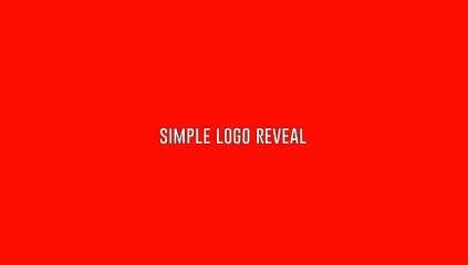 After Effects Project Files - Simple Logo Reveal - VideoHive 9136933