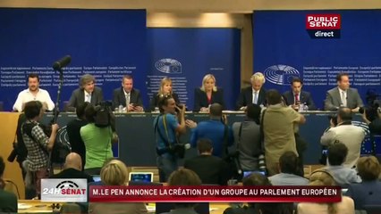 FN : création d'un groupe au parlement européen