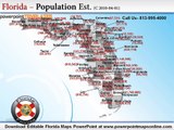 Editable Florida Maps PowerPoint