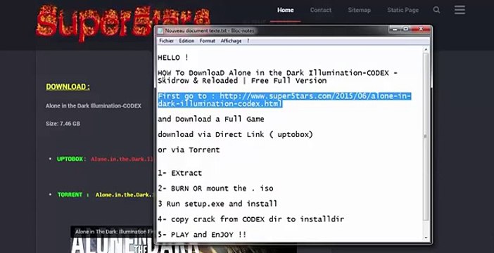 HOW TO Download & INSTALL Alone in the Dark Illumination Skidrow - Reloaded Free Full - TORRENT