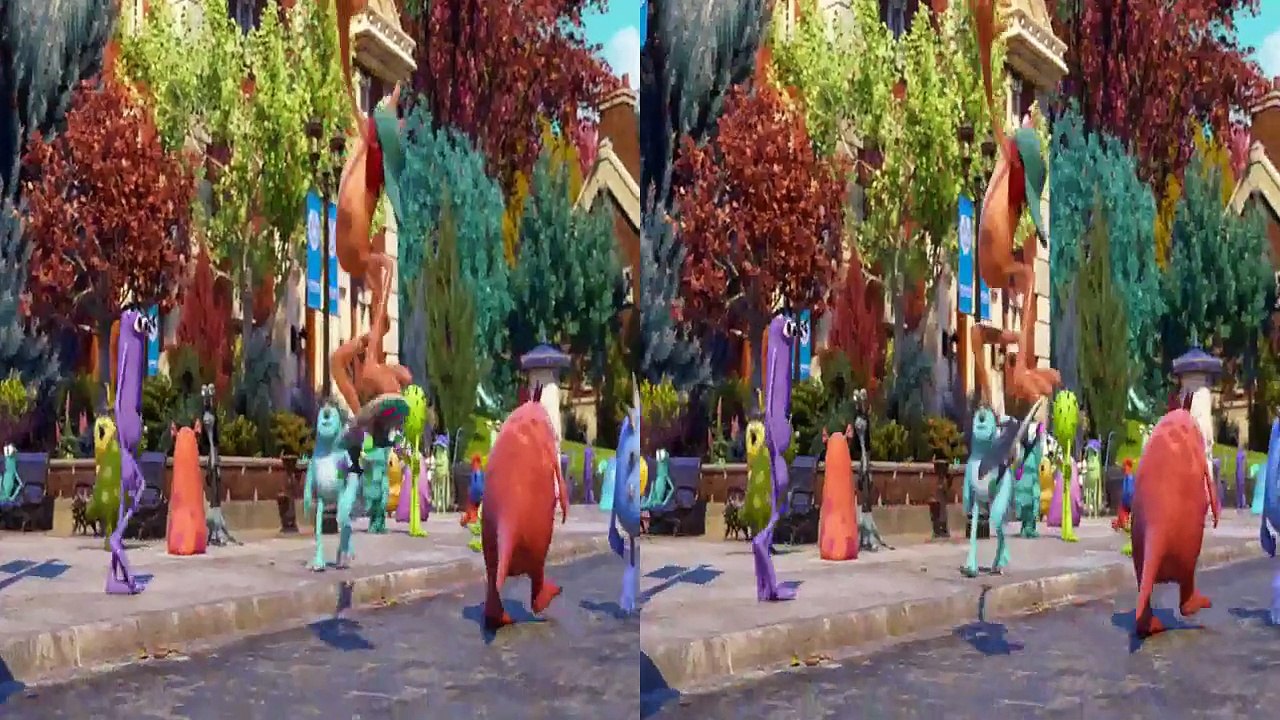 Monsters University (2013) - New UK Trailer [Side by Side 3D] - Disney Pixar Animation
