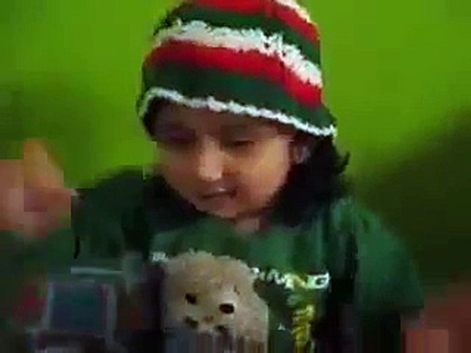 8 munth old baby singing a indian song wow amzing