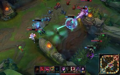 Pentakill de Kalista en 1 vs 5 - League of Legends